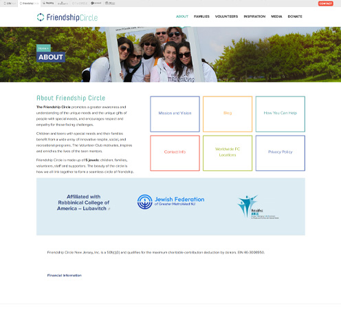 FCNJ Custom WordPress Platform- visual 2