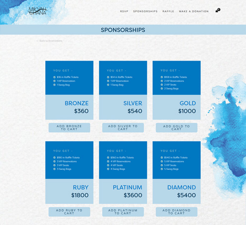 Mikvah Chana Annual Gala Fundraising Platform - visual 1