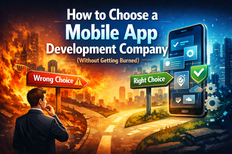 Choosing the right mobile app development company